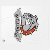 Mason Bulldogs Fleecedecke (Vorderseite (Horizontal))