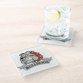 Mason Bulldogs Glasuntersetzer (Schrägansicht)
