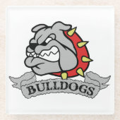 Mason Bulldogs Glasuntersetzer (Vorderseite)