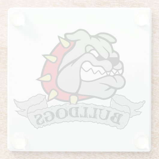 Mason Bulldogs Glasuntersetzer (Rückseite)