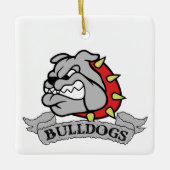 Mason Bulldogs Keramikornament (Vorderseite)