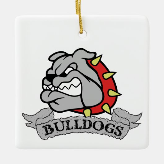 Mason Bulldogs Keramikornament (Vorderseite)