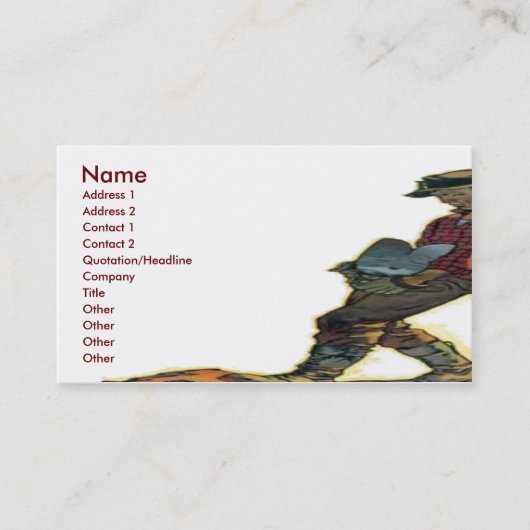 Mason Business Card Visitenkarte (Vorderseite)