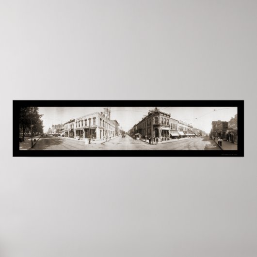 Mason City, IA Foto 1907 Poster (Vorne)