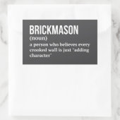 Mason Definition Sticker (Tasche)