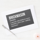 Mason Definition Sticker (Umschlag)