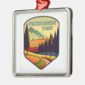 Mason-Dixon-Trail-Farben Ornament Aus Metall (Links)