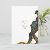 Mason-Einladung Einladung (Stehend Vorderseite)