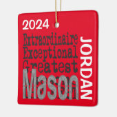 Mason Extraordinaire CUSTOM Keramikornament (Links)