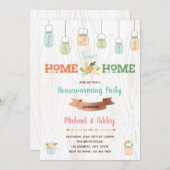 Mason-Glas-Party Einladung (Vorne/Hinten)