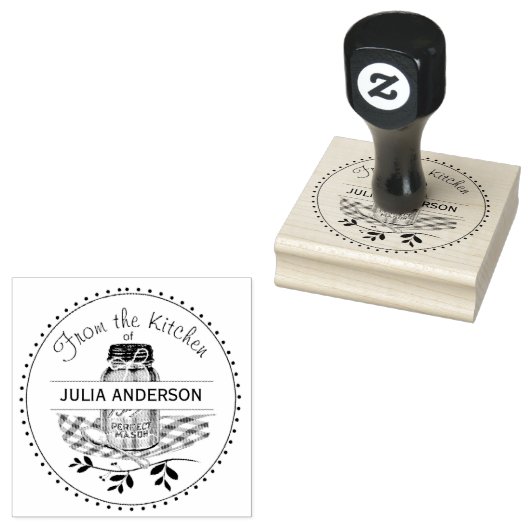 Mason Jar aus der Küche Gummistempel (Stempel)