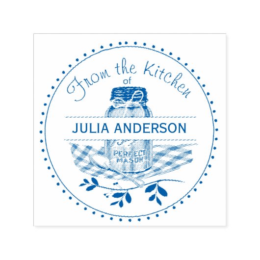 Mason Jar aus der Küche Permastempel (Design)