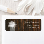 Mason Jar aus Gipskraut Holz Inspiriert Etikett (Insitu)