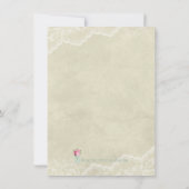 Mason Jar Baby Shower Einladung (Rückseite)