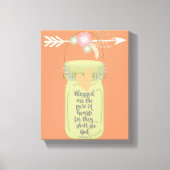 Mason Jar Bible Verse Leinwanddruck (Vorderseite)