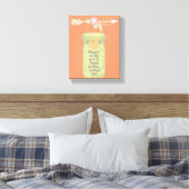 Mason Jar Bible Verse Leinwanddruck (Insitu (Schlafzimmer))