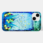 Mason-Jar-Blitzfehler glühender Feuer-Magnet Case-Mate iPhone Hülle (Rückseite (Horizontal))