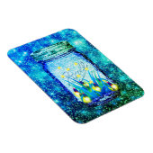 Mason-Jar-Blitzfehler glühender Feuer-Magnet Magnet (Rechte Seite)