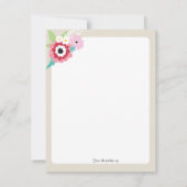 Mason Jar Blume Rezept Card (Rückseite)