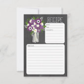 Mason Jar Blume Rezept Card (Vorderseite)