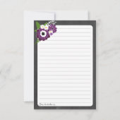 Mason Jar Blume Rezept Card (Rückseite)