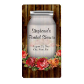 Mason Jar Blume Wreath Brautparty (Vorne)