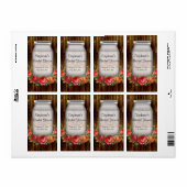 Mason Jar Blume Wreath Brautparty (Vorne)