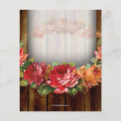 Mason Jar Blume Wreath Brautparty (Rückseite)