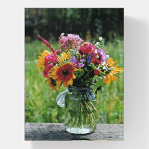 Mason Jar Bouquet Paperweight