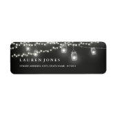 Mason Jar Chalkboard Address Labels (Vorne)