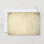 Mason Jar & Coral Blume RSVP-Karten RSVP Karte (Rückseite)