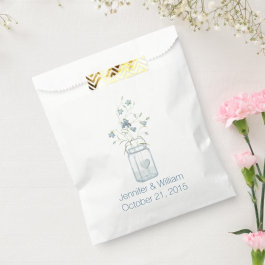 Mason Jar Custom Wedding Favor Bag Geschenktütchen (Versiegelt)
