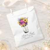 Mason Jar Daisies und Sonnenblumen | Favoriten Geschenktütchen (Ausgeschnitten)