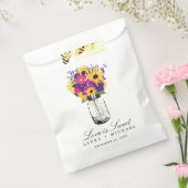 Mason Jar Daisies und Sonnenblumen | Favoriten Geschenktütchen (Versiegelt)