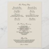 Mason Jar Daisies und Sonnenblumen | Programm (Rückseite)