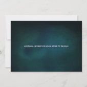 Mason Jar & Fireflies Night Wedding Einladung (Rückseite)