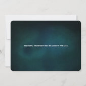 Mason Jar & Fireflies Night Wedding Einladung (Rückseite)