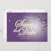 Mason Jar Firefly Blitzing Bug Save the Date (Vorne/Hinten)