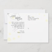 Mason Jar Firefly Blitzing Bug Save the Date (Rückseite)