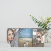 Mason Jar Firefly Lights Rustic Wedding Vielen Dan Dankeskarte (Stehend Vorderseite)