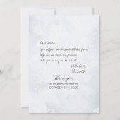 Mason Jar Floral werden Sie meine Hochzeit mit mei Einladung (Rückseite)