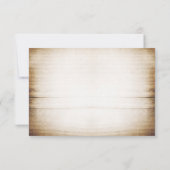 Mason jar & gelbe weiße Blume Hochzeit RSVP Karte (Rückseite)