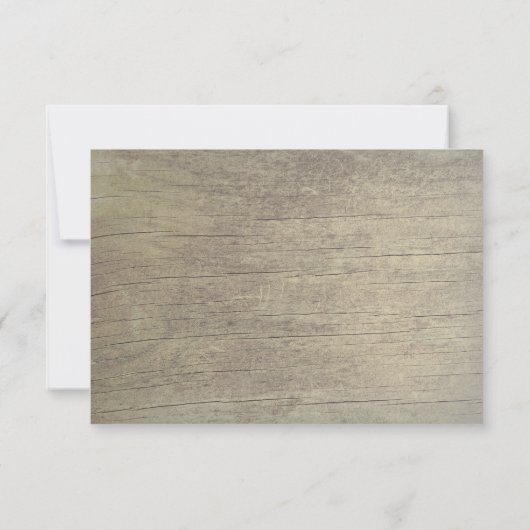 Mason Jar Gipskraut Rustic Barn RSVP Karten (Rückseite)