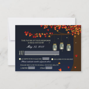Mason Jar Glühwürmchen Eichenbaum RSVP [Essen Opti Karte