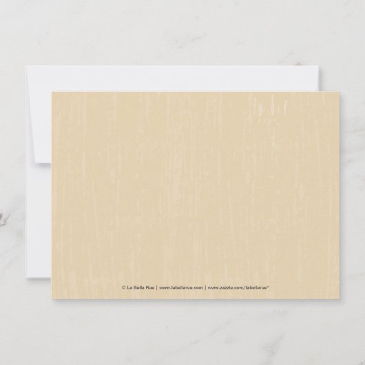 Mason Jar & Herbstliche Wildblumen Save the Date (Rückseite)