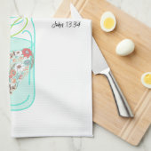 Mason Jar: Liebe Bible Verse Geschirrtuch (Viertel Falte)