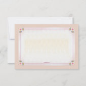 Mason Jar Liebe RSVP Card Einladung (Rückseite)