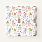 Mason Jar Milkshakes Candy Canes Weihnachts Rezept Notizblock (Rückseite)