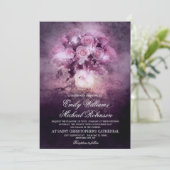 Mason Jar mit Rose Streichellichthochzeit Einladung (Stehend Vorderseite)