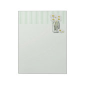Mason Jar of Daisies Notepad Notizblock (Rotiert)
